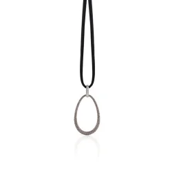 Amori rosé-/witgouden hanger