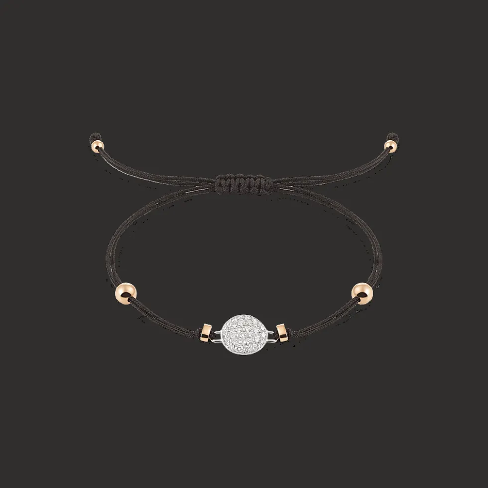 Armband 18kt Rose goud Diamant