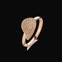 BIGLI Mini Leaves Ring 23R190Rbrdia