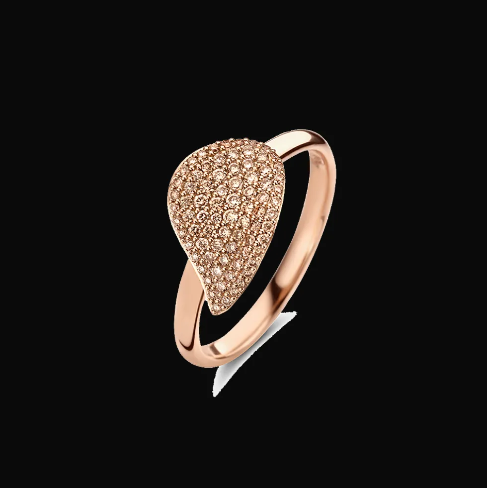 BIGLI Mini Leaves Ring 23R190Rbrdia