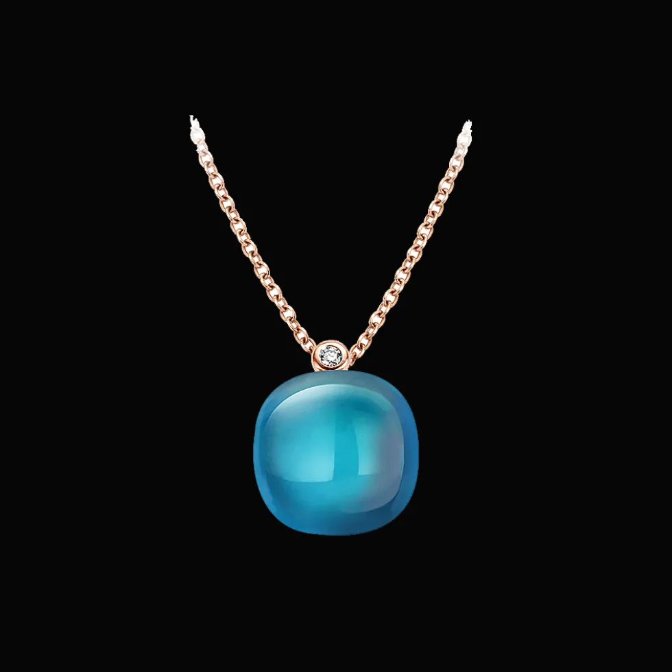 BIGLI Mini Sweety Halsketting London Blue Lake 20H34Rlobmp