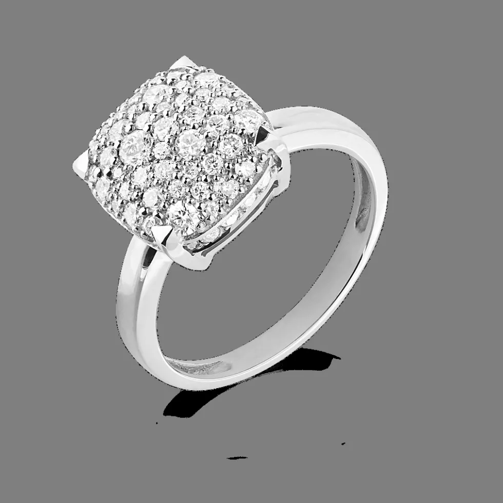 Cesare Pompanon Ring Bague Poppy Pavage 12879G