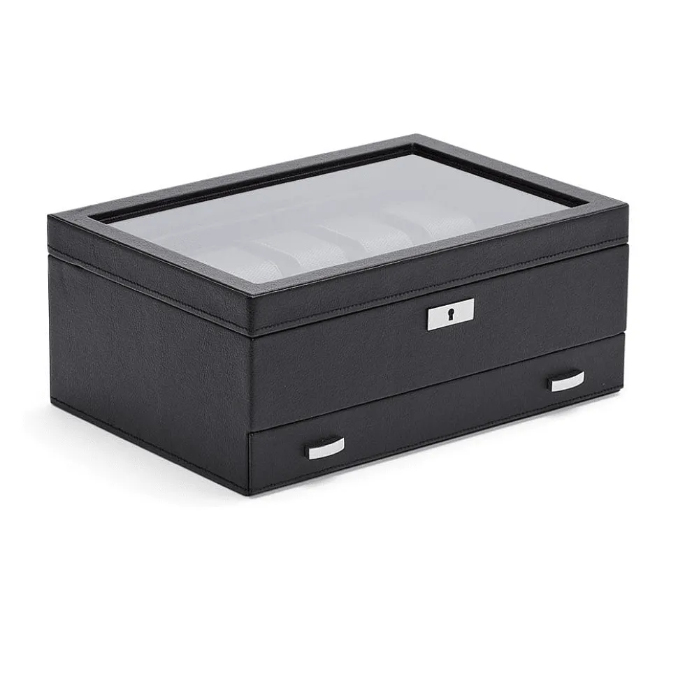 Classic 10 Piece Watch Box With Drawer