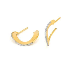 Earring yellow gold