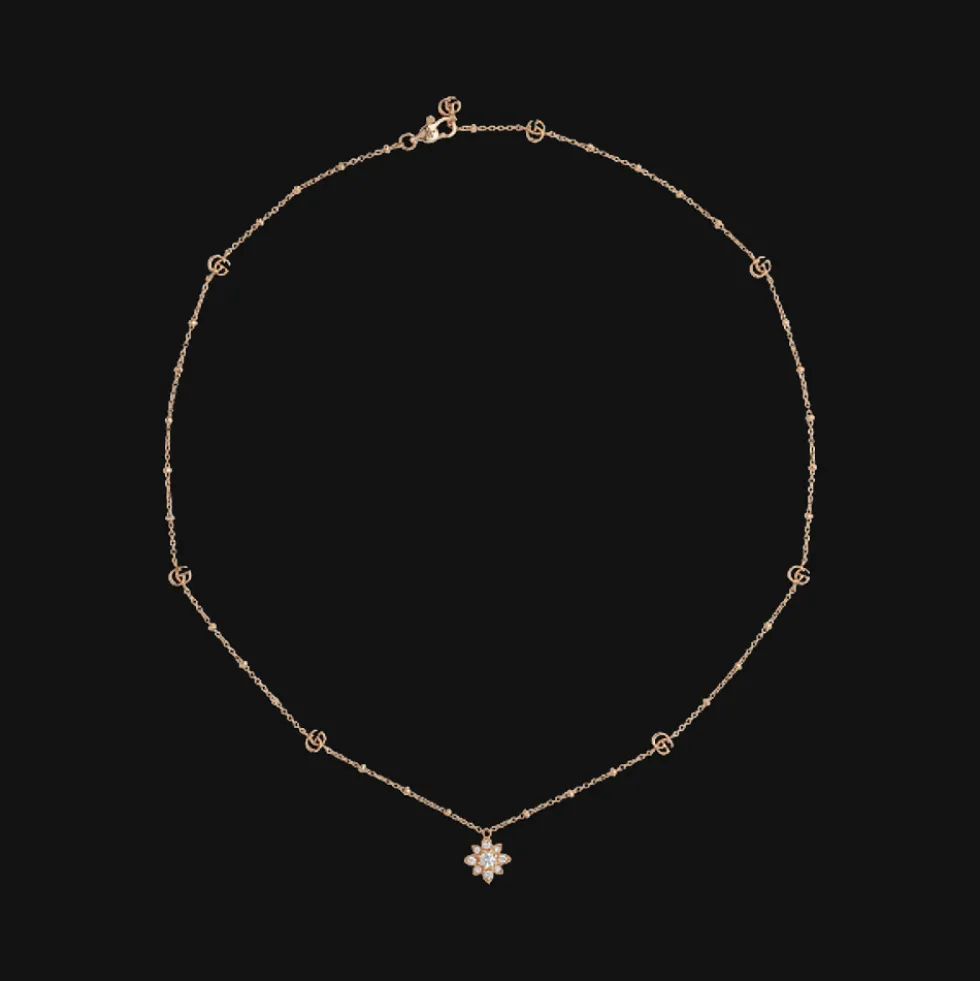 Flora Ketting Diamant