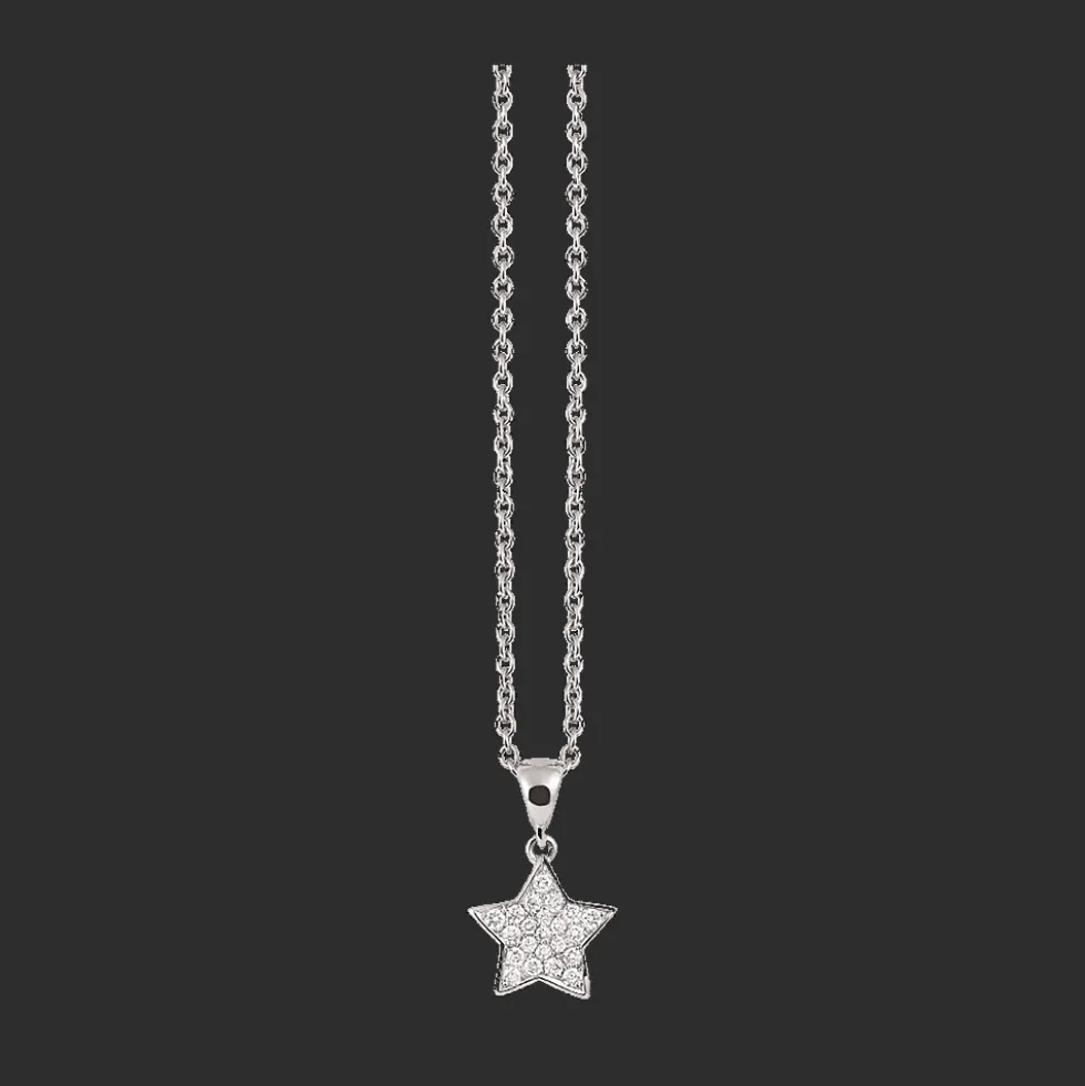 Halsketting 18kt Witgoud