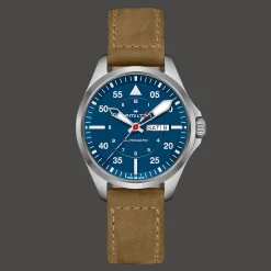 Khaki Aviation Pilot Day Date Auto - Air Glaciers Edition
