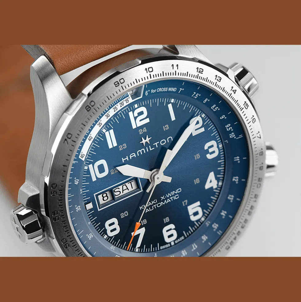 Khaki Aviation X-Wind Day Date Auto