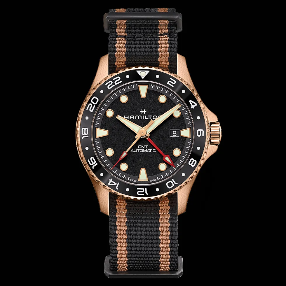 Khaki Navy Scuba Auto GMT