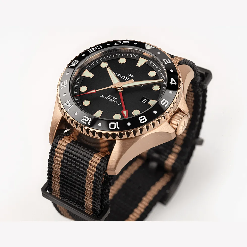 Khaki Navy Scuba Auto GMT