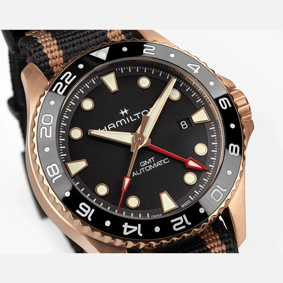 Khaki Navy Scuba Auto GMT