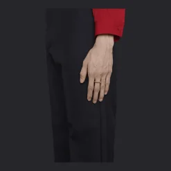 Link To Love Ring Lined Finish