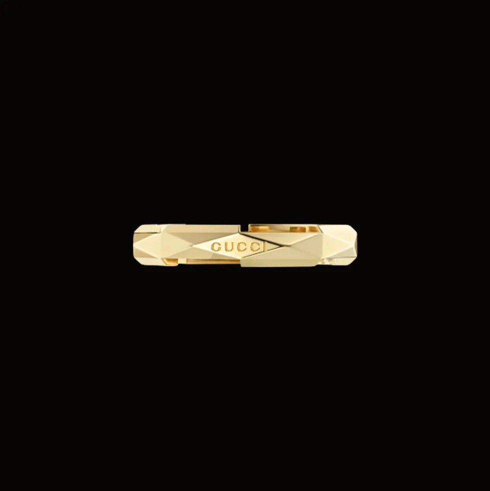 Link To Love Ring Stud 18kt Geel goud