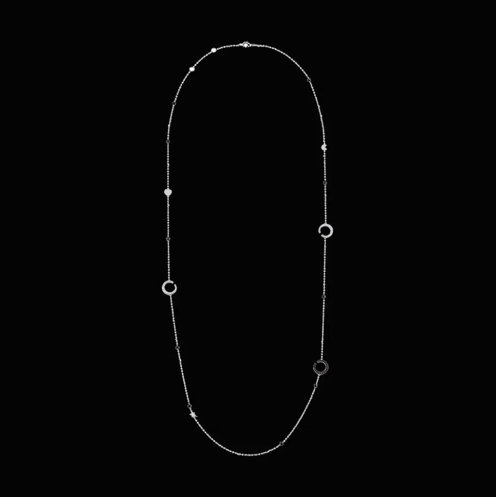 Mezzaluna Ketting Witgoud