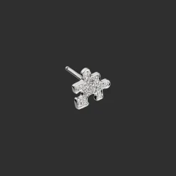 Mini Puzzle Stud Witgoud Full Pave