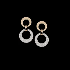 Oorbellen Roosgoud Diamant