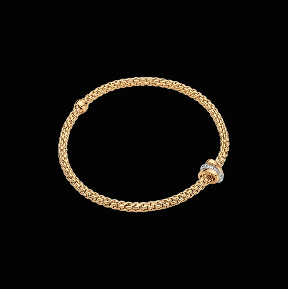Prima Armband 18kt Geel goud Diamant