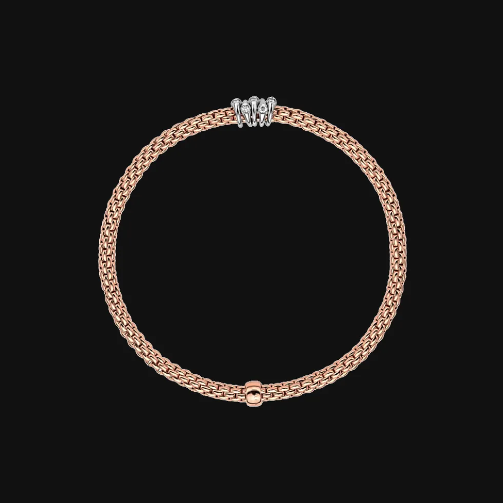 Prima Armband 18kt Rose goud Diamant