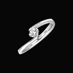 Ring 18kt Witgoud Diamant