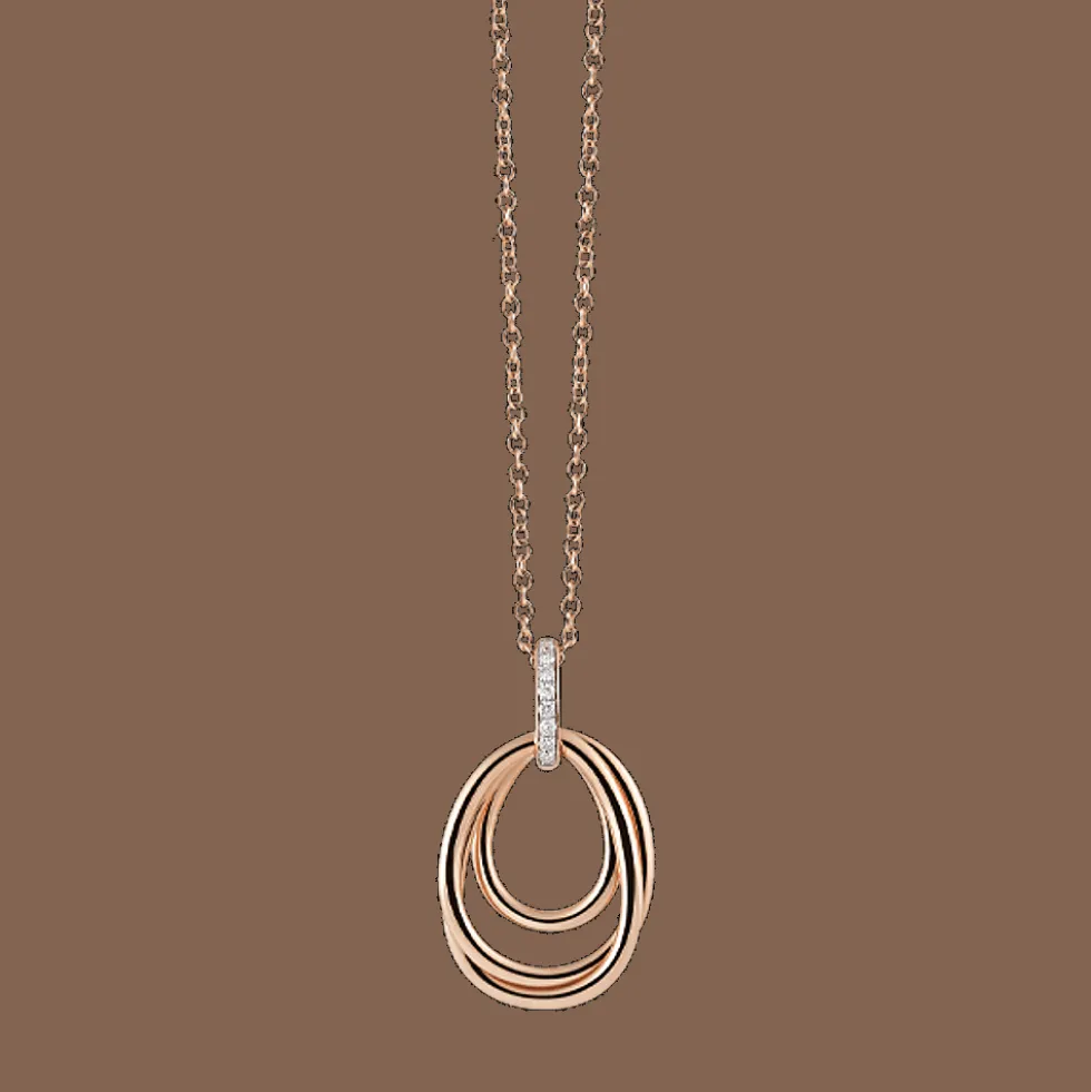 Serenata Hanger Rose goud Diamant