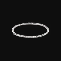 Strechy Armband Witgoud Diamant