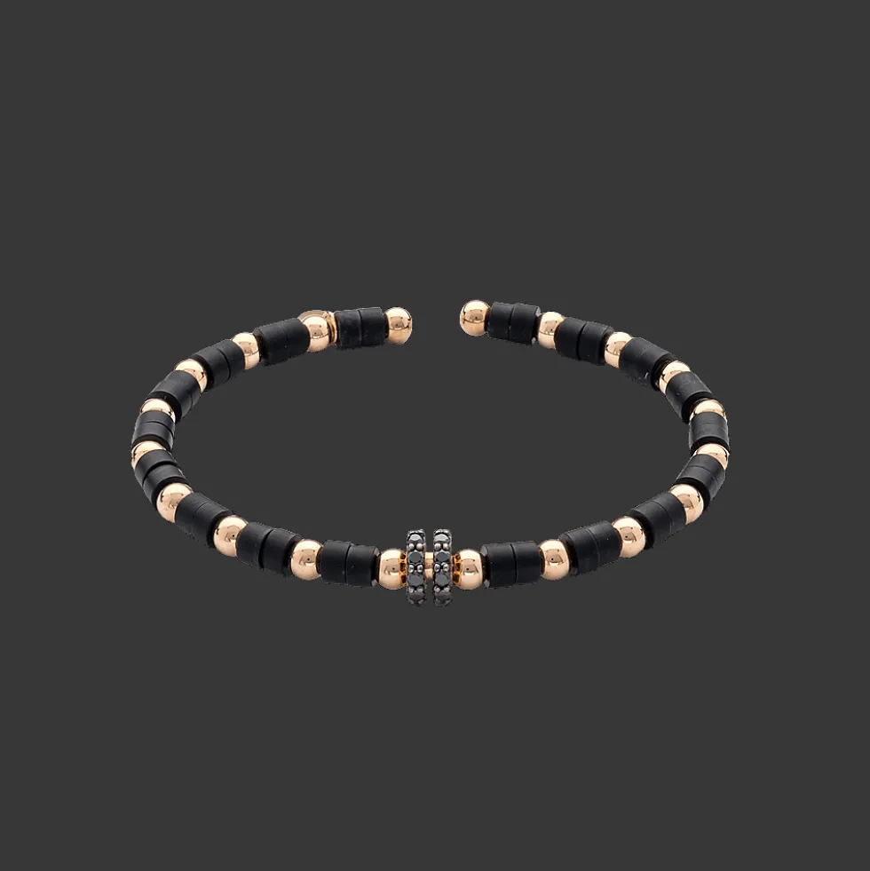 Wolf Armband 18kt Rose goud Titanium