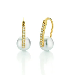 Yana Nesper Eartuds With Diamonds Gold